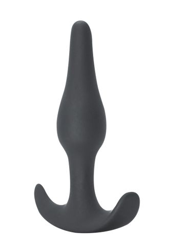 Чёрная анальная пробка Smooth - 12,5 см. Производитель: Lola toys, Россия