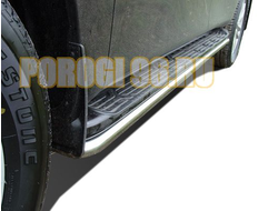 Защита штатного порога	d42 для Nissan Patrol (2010-)