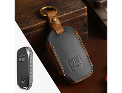 Чехол для ключа kia carnival 4 поколения с 2020 года выпуска. Аксессуар из натуральной кожи.
