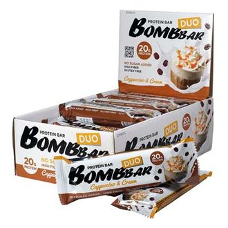 (BOMBBAR) DUO батончик - (60 гр) - (Кремовое печенье)