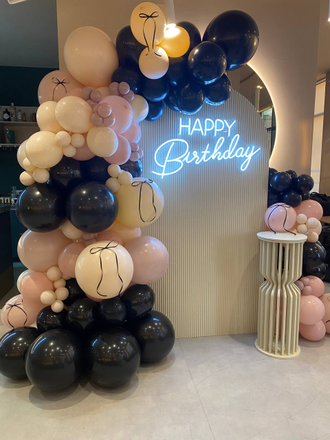 ФОТОЗОНА ИЗ ШАРОВ "HAPPY BIRTHDAY"