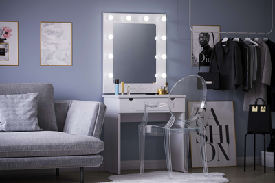 Стол туалетный ДримСтар ДС-1 + Зеркало ДримСтар ДС-40