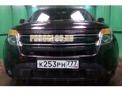 Защита радиатора Ford Explorer 2010-2015 black