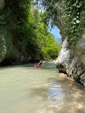 ХАШУПСИНСКИЙ  МЕГА  КАНЬОН. Трансфер до р. Псоу.