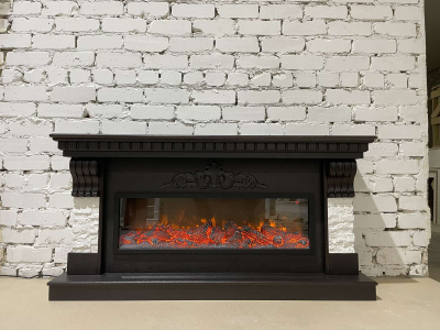 Линейный электрический камин Дублин BL M2 с очагом Beverly 1000