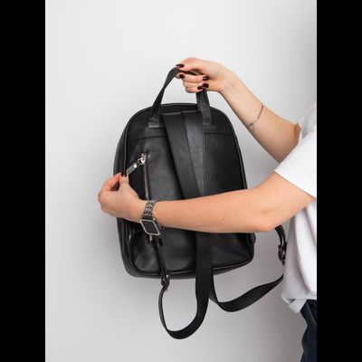 Женский кожаный рюкзак Albiate black (арт. 3103-01)