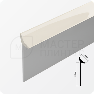 Универсальный уплотнительный профиль на столешницу AP632 Ванильный