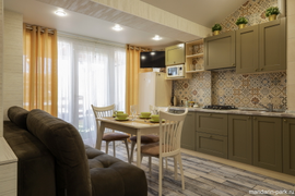 Апартаменты с 2 спальнями и террасой