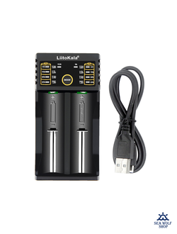 Зарядное устройство LIITOKALA Lii-202 с USB, универсальное