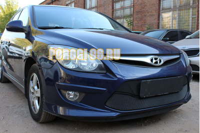 Защита радиатора Hyundai i30 2010-2012 black