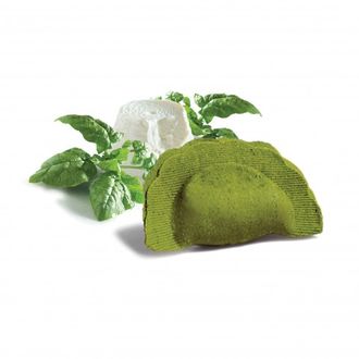 Равиоли зеленые с рикоттой и базиликом (упаковка 0,5 кг, цена за кг 850 рублей)