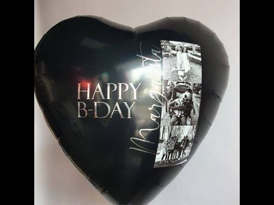 Шар сердце гигант с фото