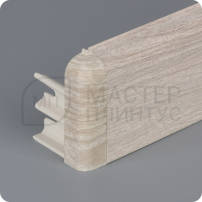 Плинтус с кабель-каналом Comfort Classic 80 80х16х2200 мм. Дуб верде 057