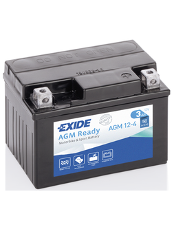 АККУМУЛЯТОР EXIDE AGM12-4 R+ 3AH 50А (EN)