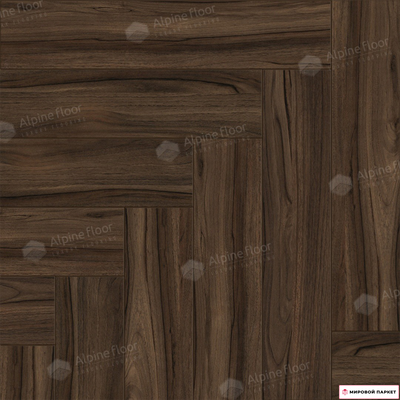 Ламинат Alpine Floor Herringbone 12 Орех Сицилия LF105-13
