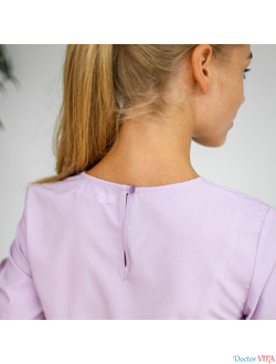 БЛУЗА DOCLIKE DL417 Лиловая
