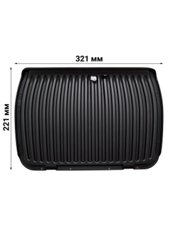 Панель жарочная нижняя к электрическим грилям Tefal GC702 GC712