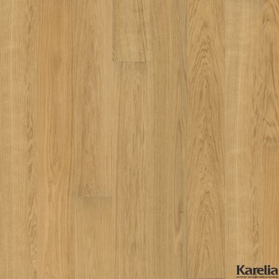 Паркетная доска Karelia Дуб Story Natur Brushed Matt 1-полосная матовый лак 2G с фаской толщина 14 мм 3.0 м2