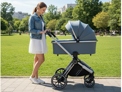 Детская коляска 3 в 1 Luxmom 811X Серый