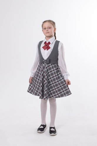 Сарафан полусолнце с бантом