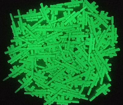 BrickArms - Value Pack 7 + автомат M110 светящийся в темноте