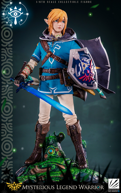 Линк, делюкс версия (Legend of Zelda: Breath of the Wild)  - Коллекционная ФИГУРКА 1/6 scale Mysterious Legend Warrior Deluxe Edition (NW001B) - NW TOYS