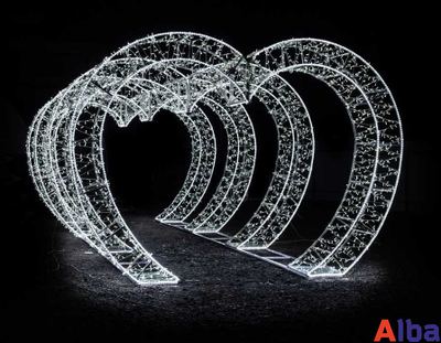Светодиодная арка Сердце
