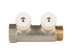 Коллектор STOUT распределительный 3/4", 2 отвода 3/4"ЕК (Арт. SMB 6851 343402)