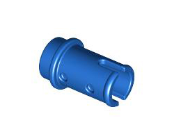 Technic, Pin 1/2 without Friction Ridges, Blue (4274 / 4143005)