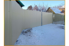 Забор из профлиста - Пивовариха