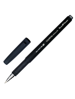 Ручка шариковая BRUNO VISCONTI "CityWrite" "Black", СИНЯЯ, корпус черный, узел 1 мм, линия письма 0,8 мм, 20-0015, 24 штуки в упаковке