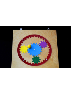 Тактильно-развивающая панель ПЛАНЕТАРНЫЙ МЕХАНИЗМ