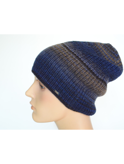 Темно синяя вязаная шапка Vizio Италия 110 CY фото
