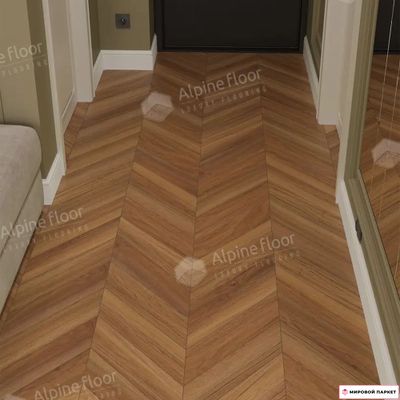Ламинат Alpine Floor Chevron Art Дуб Этна LF109-08 34 класс толщина 12 мм с фаской 1.232 м2