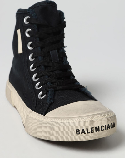 Кеды Balenciaga Paris High Top Black Canvas