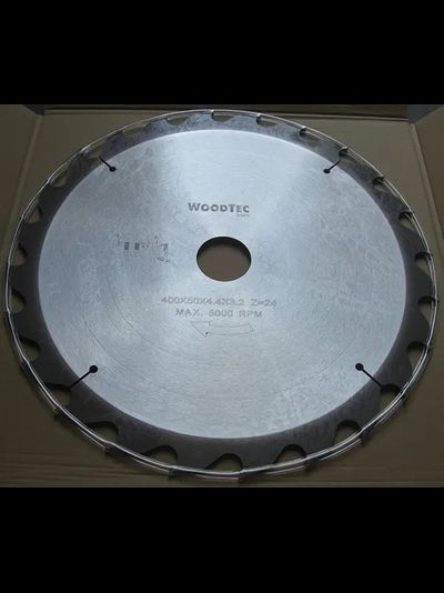 Пила дисковая Ø400 х 50 х 4,4/3,2 Z24 WZ WoodTec, от