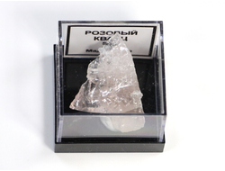 Кварц розовый в пластиковом боксе, Мадагаскар №24213