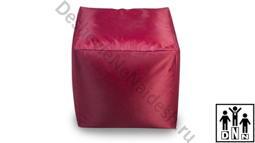 Кресло Кубик бордовый