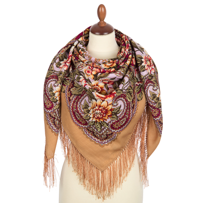 Павловопосадский платок Родниковый край 1835-1