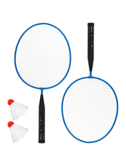 Набор для бадминтона ONLYTOP: 2 ракетки, 2 волана, цвета МИКС
