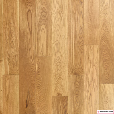 Инженерная доска Lab Arte Дуб Натур 1015 180 мм 1-полосная с фаской лак шип-паз толщина 15 мм 1 м2