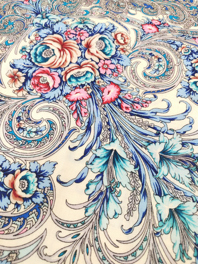 Павловопосадский платок Март 904-4