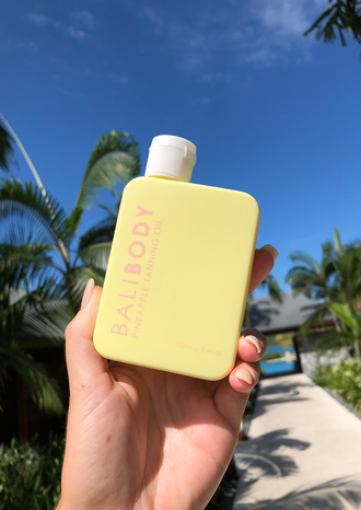 BALI BODY Pineapple Tanning Oil SPF15 - Масло для загара с ароматом ананаса