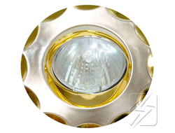 Спот (светильник) MR16 KL734 никель-золото