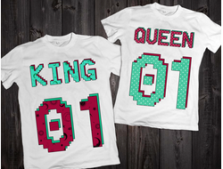 Парные футболки "KING / QUEEN" 018