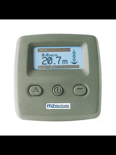 Пульт управления со счетчиком цепи MZ Electronic EV030 100x100х18мм 12/24В с подключением к лебедке по кабелю
