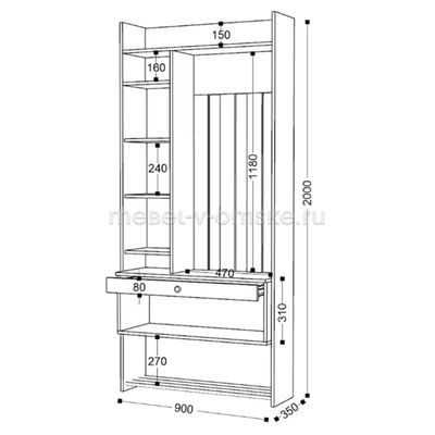 Прихожая Гретта-2