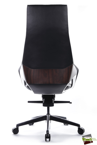 Кресло Aura FK005-A Чёрный (А8) натуральная кожа 68*68*122-128