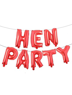 Hen party гирлянда буквы