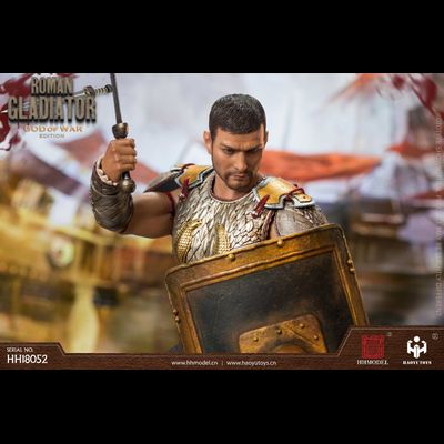 Римский гладиатор в чешуйчатой броне - КОЛЛЕКЦИОННАЯ ФИГУРКА 1/6 scale Imperial Legion Roman Gladiator Ares Version (HH18052) - HAOYUTOYS